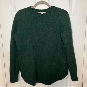& Other Stories Wool Alpaca Green Cozy Crewneck Pullover Sweater Medium
